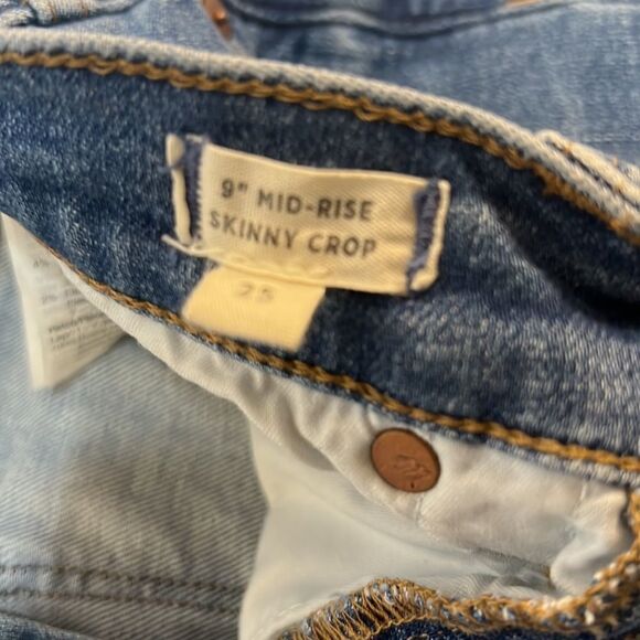 MADEWELL womens skinny crop 9” mid- rise size 25 jeans. 9/10 condition - Picture 3 of 9